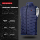 Heated Jacket Men Coat Intelligent USB Electric Winter Thermal Vest (L)