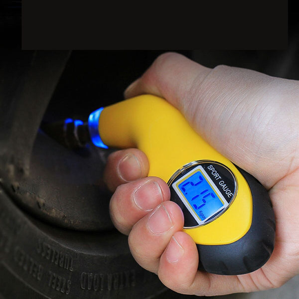Electronic Monitor System Pneumatic Tester Lcd Barometer Tire Pressure