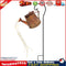 LED Solar Watering Can Lamp Garden Art Metal Iron Kettle Light (A Hook Up) Newly