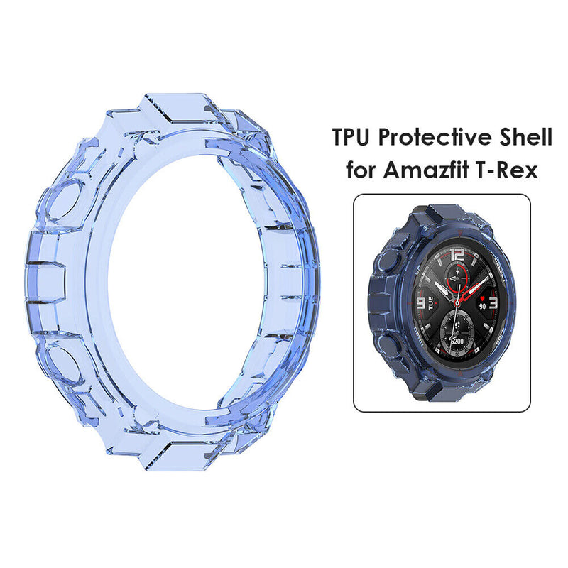 TPU Smart Watch Case Cover Shell Housing Guard Frame for Huami Amazfit T-Rex PRO