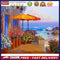 Beach Yard Oil Paint By Numbers Kits Canvas Picture for Adults Children No Frame