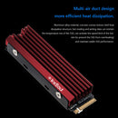FinalCool IceSoul 08 M.2 NVME NGFF 2280 SSD Hard Disk Heat Sink (Red)