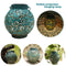 Solar Hanging Lantern for Outside, Waterproof, LED Light Lamp, Retro Decorative