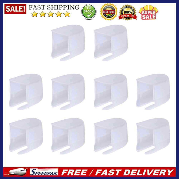 10pcs Plastic Ink Blending Brush Cap Painting Flat Brushes Head Cover Case