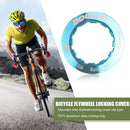 BOLANY MTB Bike Flywheel Lock Covers Cassette Locking Ring (Multicolor)
