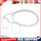 Flexible Soft Plastic Glasses Straw Kids Party Unique Drinking Tube (White)