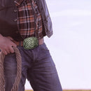 Celtic Buckles Wide Belts Alloy Jeans Accessories for Men Women Cowboy Style