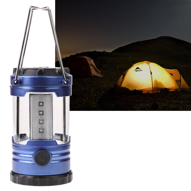 Adjustable LED Light Hiking Bivouac Camping Lantern Tent Lamp with Compass Newly