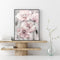 Pink Flower Oil Paint By Numbers Kits Canvas Picture Wall DIY Craft (B748)