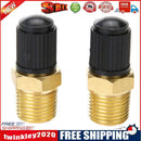 2pcs 1/8in Brass Tire Tyre Air Compressor Tank Fill Valves for Dunlop Valve