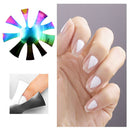 Nail Cutter Mold Stencil V-Curve Line Manicure Nail Edge Nail Art Styling Tools