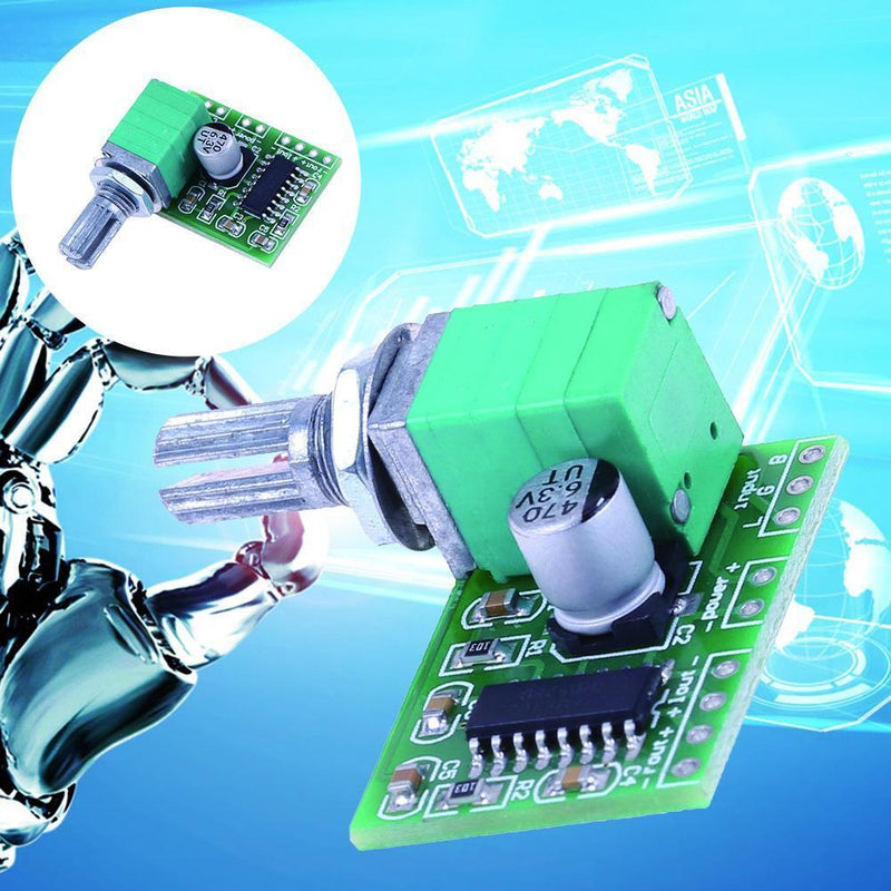 Mini DC 5V PAM8403 Audio Amplifier Module Board with Potentiometer Switch