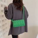 Designer Messenger Bags Belt Buckle Padded Quilted Crossbody Bag Portable Travel