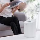 Large Capacity Home Air Humidifier Double Nozzle Fine Mist Sprayer (White)