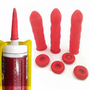 20x Latex Caulk Saving Cap Re-Sealable Caulking Nozzle Tube Tips Covers  Newly