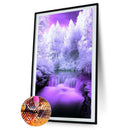 Rime Waterfall Landscape DIY Diamond Painting Full Round Drill 40x70cm (A2390)
