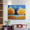 Frameless Oil Paint By Numbers DIY Ginkgo Trees Picture Craft Kit for Bedroom