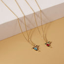Design Hummingbird Drop Earrings Pendant Necklace Crystal Birds Long Tassel