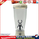 350ml Protein Shaker Mixing Cup Sports Training Automatic Bottle (White) Newly