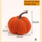 #A Vivid Artificial Pumpkin Artworks Cute DIY Knitted Pumpkin Festive Atmosphe