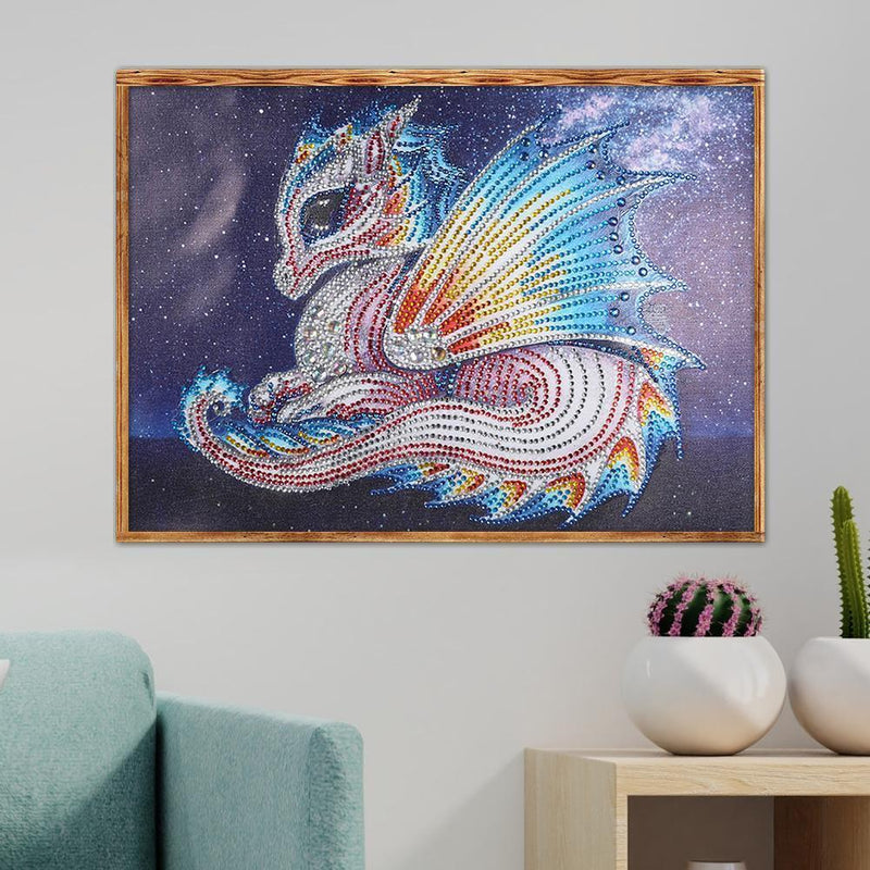 5D DIY Special Shaped Diamond Painting Dragon Cross Stitch Embroidery Kits