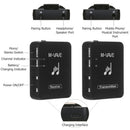 Music Audio Receiver Wireless Earphone Monitor 2.4G Adapter USB Transmitter