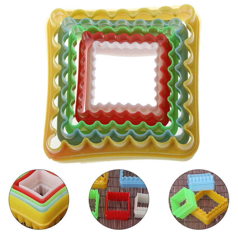 1 set Cookies Cutter Frame Cake Mould DIY Star Tree Round Heart Flower Mold
