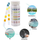 5 in 1 Chlorine Dip Test Strips Hot Tub Swimming Pool Tester Hard PH Paper D6W4
