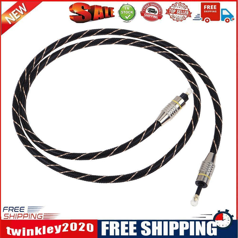 3.5mm Digital Optical Audio Cable Mini Toslink to Toslink Optic Cable(1.5m)