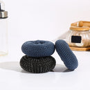 Soap Dispenser Palm Brush Steel Wire Scrubber Kitchen Dishwashing Brush (A)