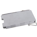 9 Section Wrinkles Camping Stove Windshield Screen Cookout Picnic