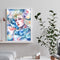 Oil Paint Painting Girl By Numbers Coloring Picture Digital Drawing