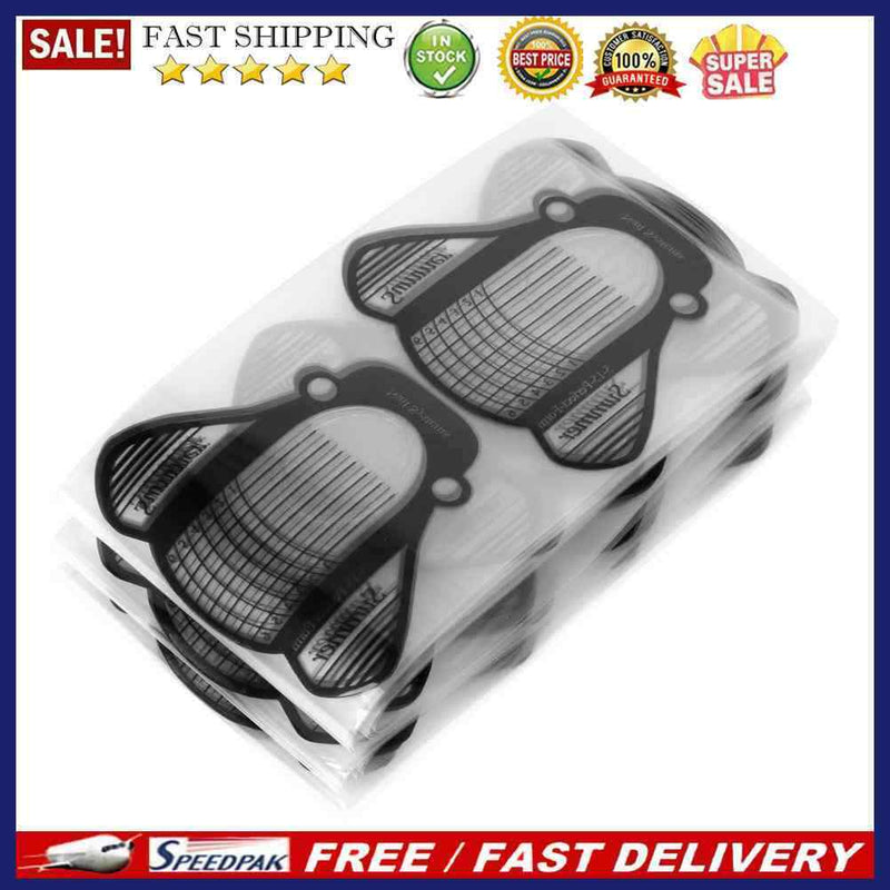 100pcs Nail Art French Tips Extension Forms Acrylic UV Gel Guide Stencils