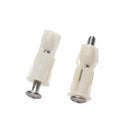 Installation Replacement Toilet Seat Hinges Bolts Fixing Screws Bathroom Nut