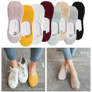 8 Pairs Women Breathable Non-slip Casual Cotton Boat Socks Ankle Hosiery Low Cut