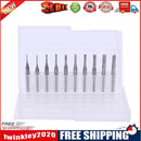 10Pcs/Box 1/8 Inch 0.8-3.17mm PCB Engraving Cutter Rotary CNC End Mill