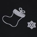 2pcs Snowflake Christmas Boat Cutting Dies Stencils Scrapbook Photo Al