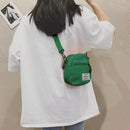 3pcs Women Canvas Patchwork Crossbody Bag Casual Mini Handbags(Green)