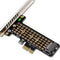 SSD M.2 NVME to PCI-E X1 Adapter Board Support PCI-E4.0/3.0 (High Baffle)