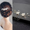 Wedding Crystal Accessories Women Hairpins Headwear Headpieces Hair Clips