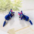 Lovely Cartoon Animal Earrings Polymer Clay Ear Drop Women Statement Jewelry
