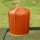 Gas Tank Protective Case Storage Bag Outdoor Camping Fuel Cylinder Leather Cover