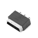 Phono Plug Scart Male to 3RCA Female 21PIN Adapter Input For PS4 WII DVD VCR
