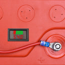 Dual Display Voltmeter Meter Battery Capacity Indicator Car Volt Panel Monito