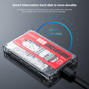 ORICO 2580U3 USB 3.0 Hard Disk Case Transparent 2.5 inch SATA HDD SSD Box