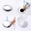 Basin Bounce Drain Filter Size Sink Drain Stopper With Anti-clogging Basket