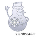 Snowman Cutting Dies Stencils Scrapbook Embossing DIY Craft Album Card Gift