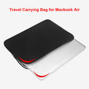 Laptop Case for Macbookair Notebook Travel Carrying Bag (Black 15.6 inch)