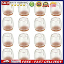 16pcs Durable Non-Slip Chair Leg Protective Case Cap Pad Silicone Table Mat