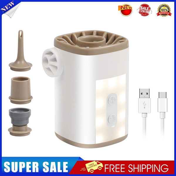 Tiny Portable Electric Pumps with Lamp Outdoor Supplies for Air Cushions